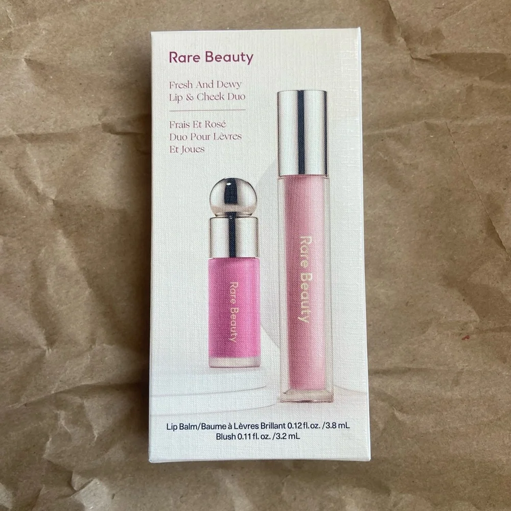 NEW Rare Beauty by Selena Gomez Fresh and Dewy Lip & Cheek Duo